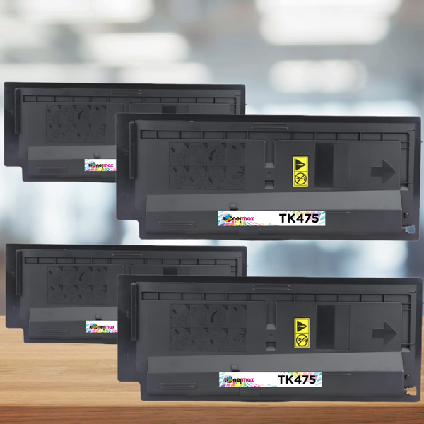 Kyocera TK-475 Muadil Toner 4'lü Paket / FS6530 / FS6525 / FS6025 - Image 1