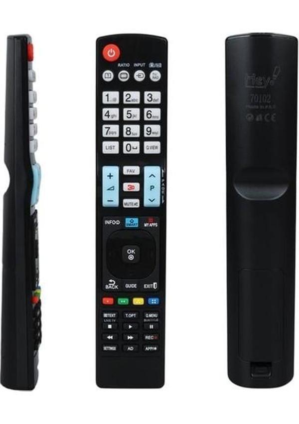 LG RM-L999 3D Küçük Kalıp Lg Smart Tuşlu LCD LED Tv Kumanda (5131) - Image 1