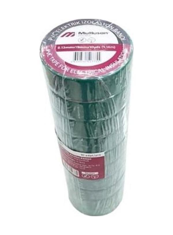 Mutlusan İzole Bant Pvc Yeşil 10 19  - Image 1