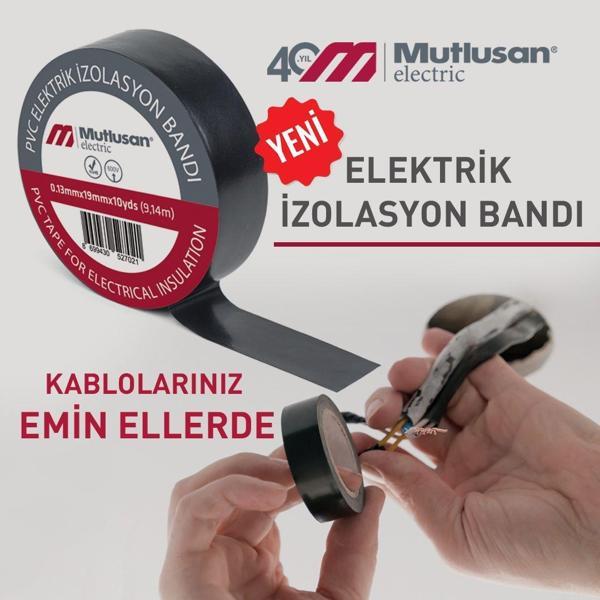 Pvc Elektrik İzole Bandı - Kırmızı 10 Adet Paket  - Image 1