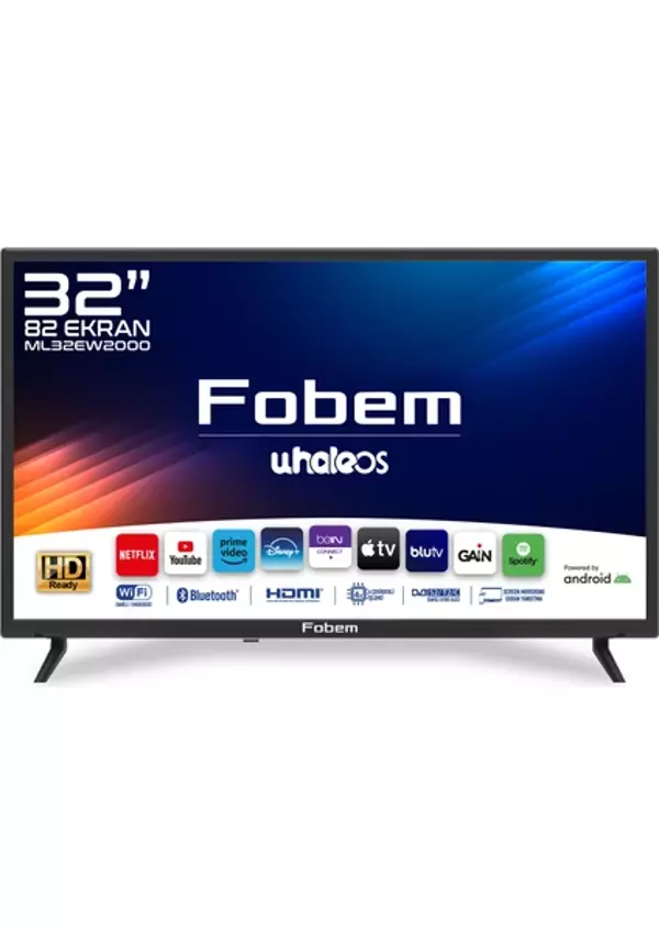 ML32EW2000 32" 82CM Ekran HD Ready Whale Os Smart TV - Dahili Uydu Alıcılı LED TV - Image 1