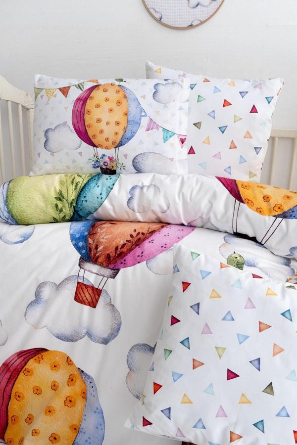 Montisu Mibabies; Baloon, Dekoratif 2'Li Kırlent, %100 Pamuk, Hipoalerjenik - Image 1