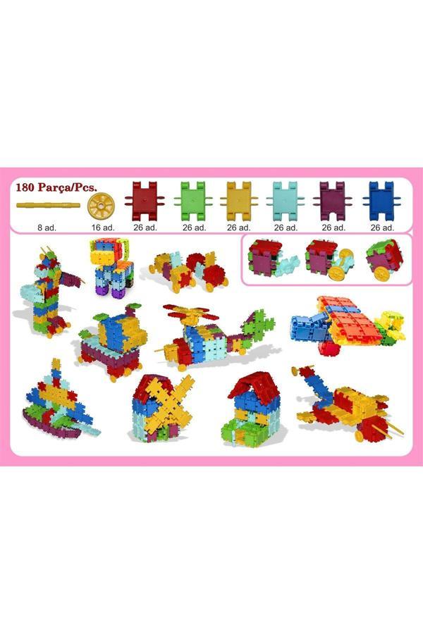 King Kids Eğitici Yapı Blokları 108 Parça - Image 1