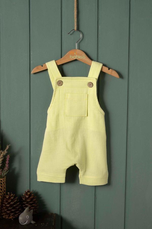 Montisu Bebek, Bahçıvan,Tulum,Salopet,Müslin.%100 Pamuk,Organik - Image 1