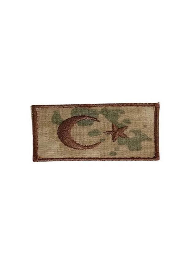 Single Sword Nakış Bayrak Patch - Peç 7 Cm X 3,5Cm JAN - Image 1