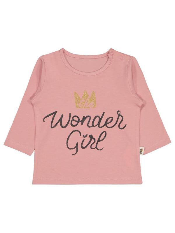 Cvl-55 Civil Baby Wonder Girl Baskılı 6-18 Ay Sweatshirt - Pembe9-12 Ay - Image 1