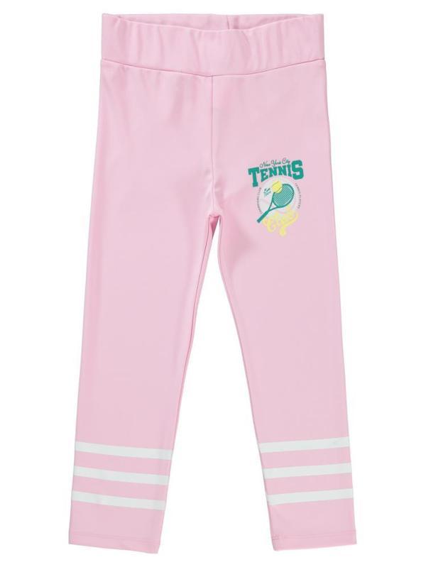 Civil Girls Tenis Baskılı 10-13 Yaş Tayt - Pembe11-12 Yaş - Image 1