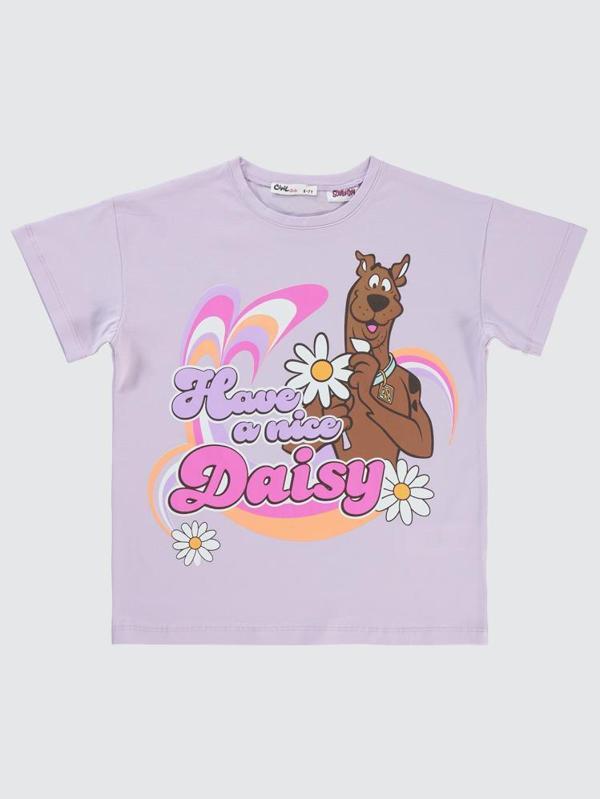 Scooby Doo 10-13 Yaş Tişört - Lila12-13 Yaş - Image 1