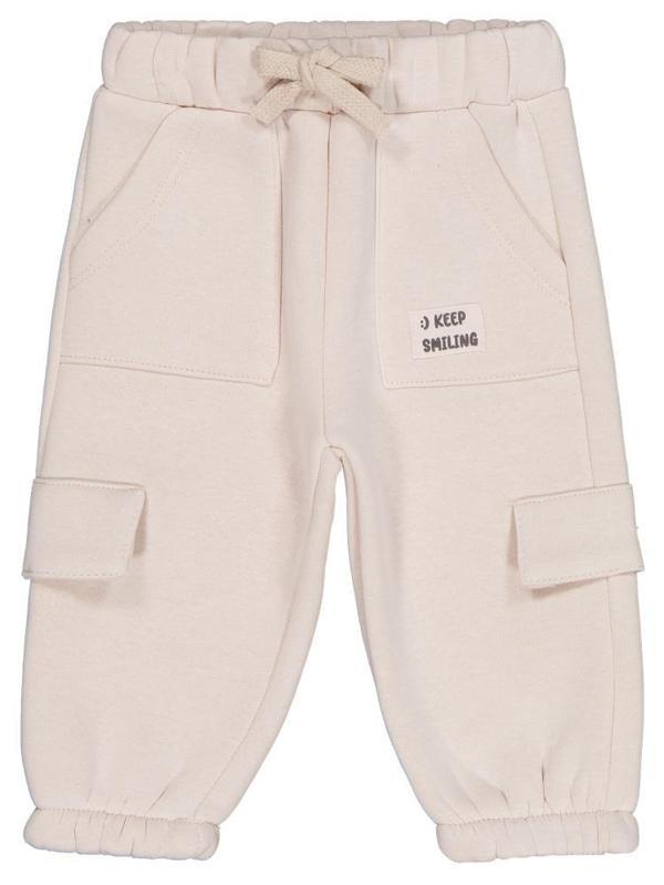 Civil Baby Keep Smiling Etiketli Basic 6-18 Ay Eşofman Altı - Bej18-24 Ay - Image 1
