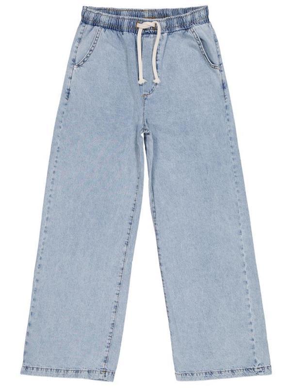 Civil Girls Beli Lastikli 10-13 Yaş Pantolon - Mavi11-12 Yaş - Image 1