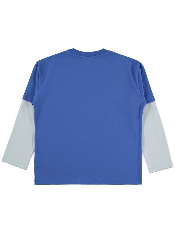 Civil Boys Çıkma Kol - Etiketli 10-13 Yaş Sweatshirt - Mavi11-12 Yaş - Image 1