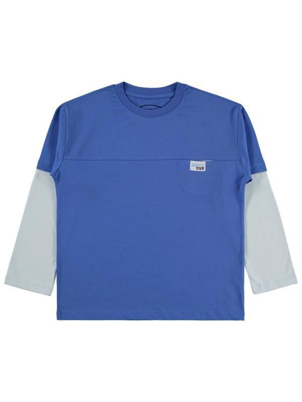 Civil Boys Çıkma Kol - Etiketli 10-13 Yaş Sweatshirt - Mavi11-12 Yaş - Image 1