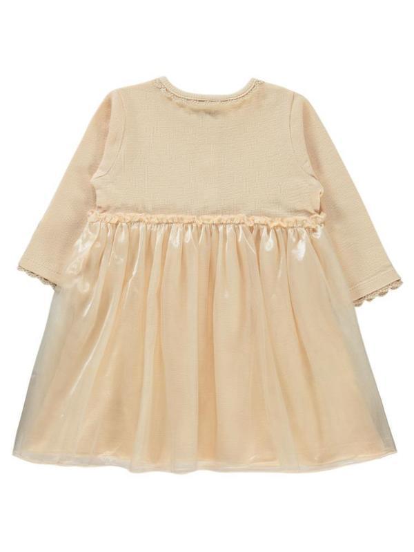 Pierre Cardin 6-18 Ay Elbise - Pudra18-24 Ay - Image 1