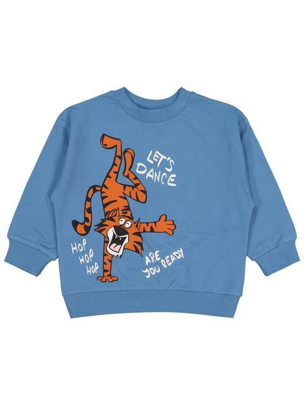 Civil Boys Lets Dance Baskılı 2-5 Yaş Sweatshirt - Mavi2-3 Yaş - Image 1