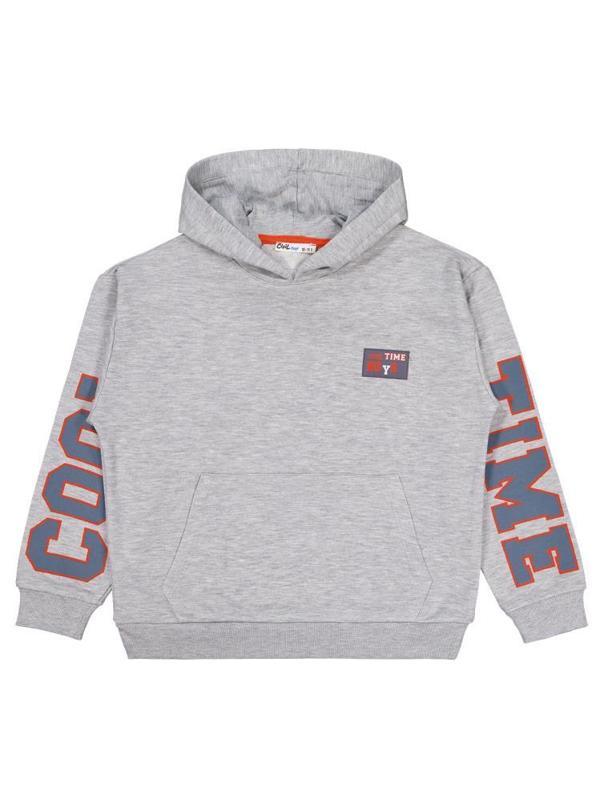 Civil Boys Cool Team Baskılı 10-13 Yaş Sweatshirt - Gri10-11 Yaş - Image 1