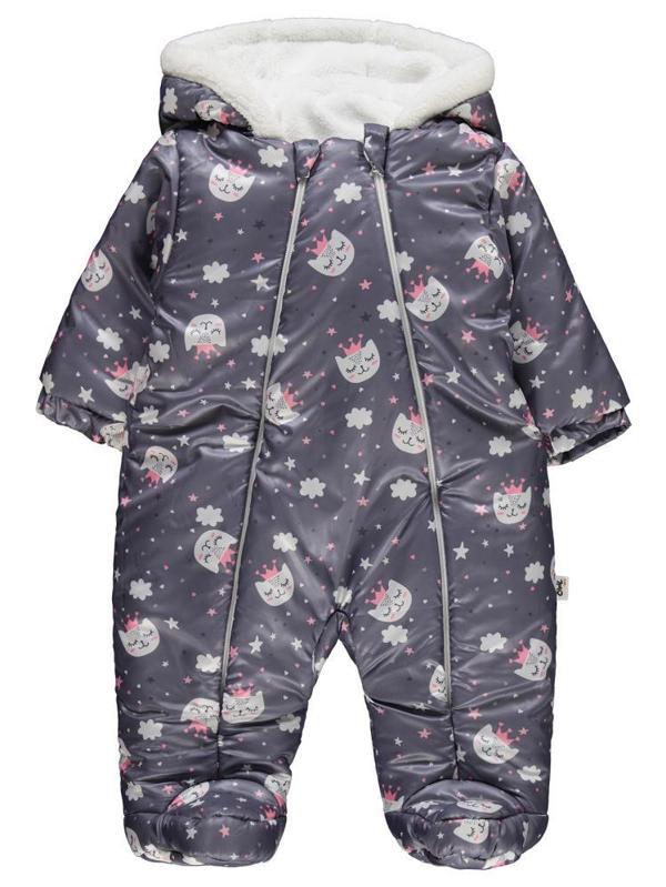 Civil Baby Kedi Baskılı 6-18 Ay Astronot - Gri18-24 Ay - Image 1