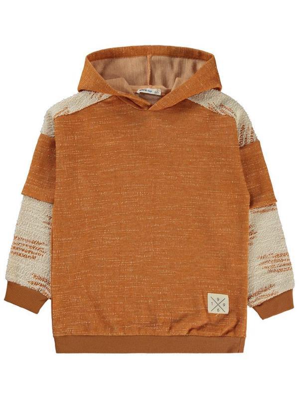 Civil Boys 1996 Armalı Kapşonlu 6-9 Yaş Sweatshirt - Hardal6-7 Yaş - Image 1