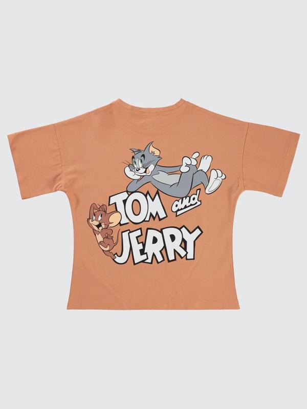 Tom and Jerry 6-9 Yaş Tişört - Beyaz9-10 Yaş - Image 1