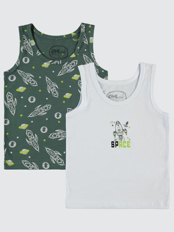 Civil Boys Rocket 2-10 Yaş 2'li Atlet Set - Standart2-3 Yaş - Image 1