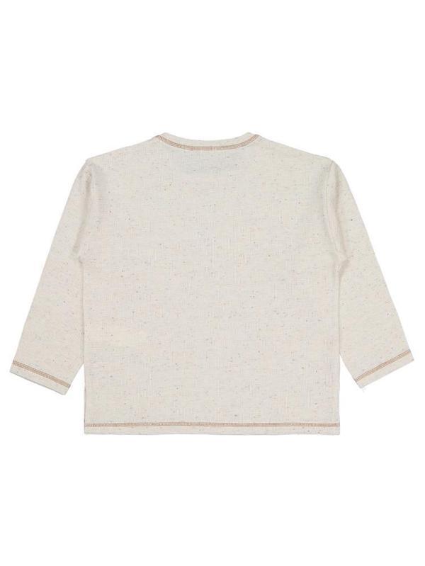 Civil Boys Cepli Overlok Dikişli 2-5 Yaş Sweatshirt - Bej4-5 Yaş - Image 1