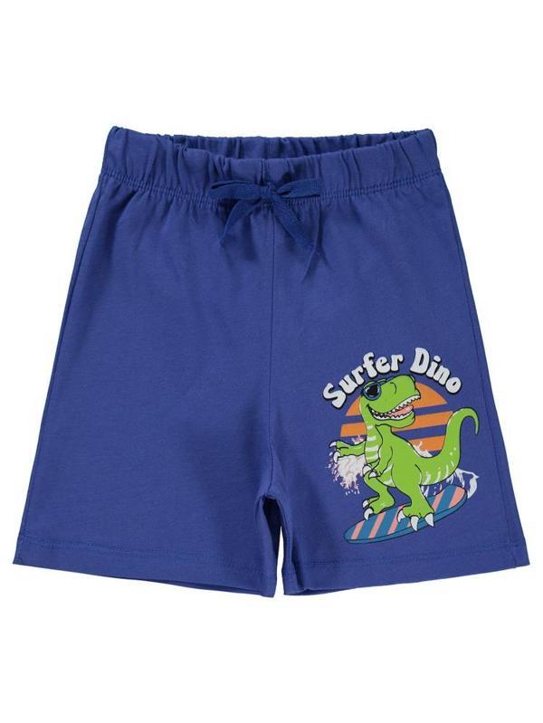 Civil Boys Surfer Dino 2-5 Yaş Şort - Mavi2-3 Yaş - Image 1