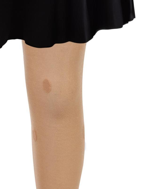 Civil Girls Fit Puanlı Kalp 2-6 Yaş Külotlu Çorap - Bej4-5 Yaş - Image 1