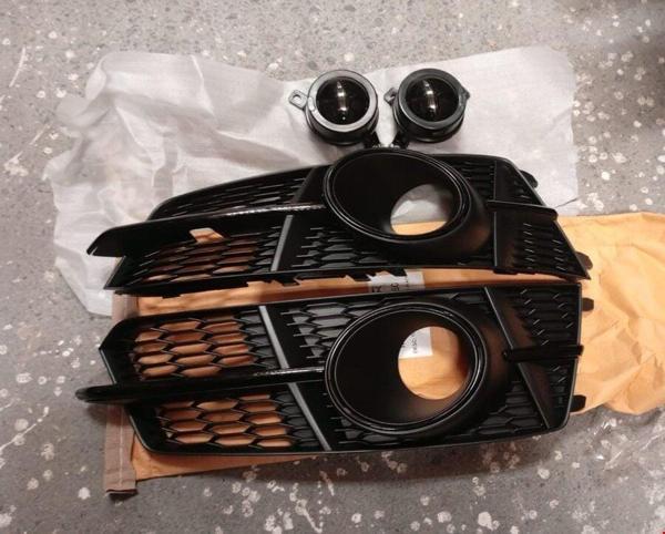 Audi A6 2015- RS6 Ön Tampon Izgara Seti (Sağ + Sol) - Image 1