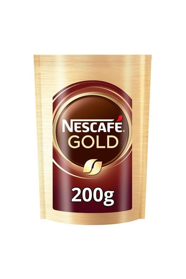 Nescafe Gold 200 gr Eko Paket Çözünebilir Kahve (Yoğunluk 7) - Image 1