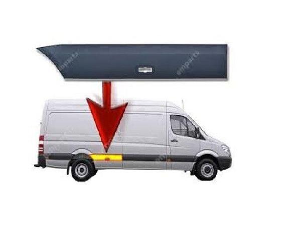 Volkswagen Crafter Mercedes Sprinter 2006 Sonrası Sağ Arka Çamurluk Ön Kaplaması - Image 1