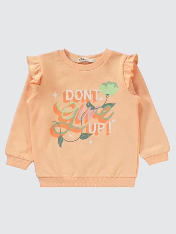 Civil Girls Floral Baskılı 2-5 Yaş Eşofman Takımı - Pudra4-5 Yaş - Image 1