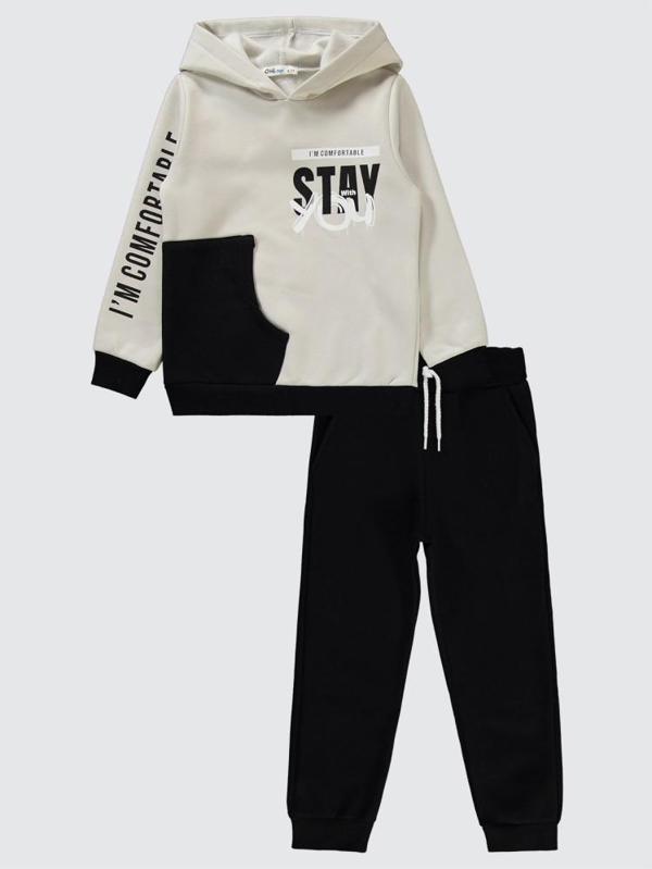 Civil Boys 6-9 Yaş Eşofman Takımı - Gri6-7 Yaş - Image 1