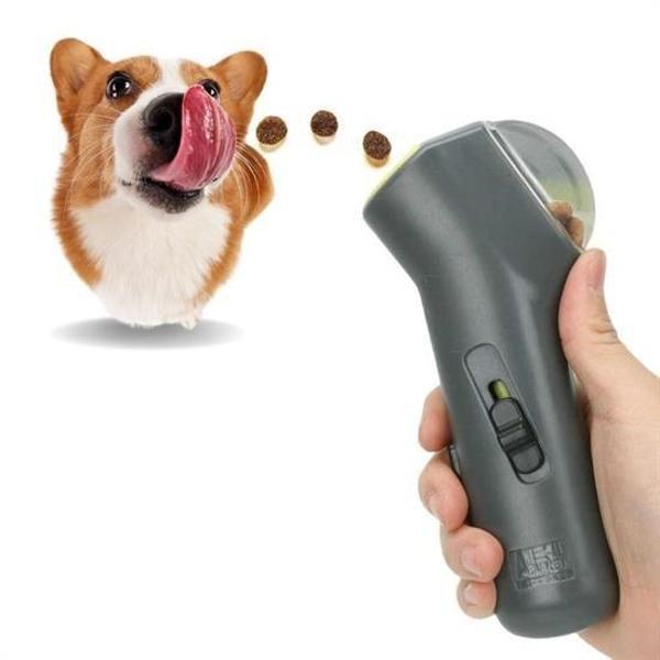BUFFER® Kedi ve Köpekler İçin Hazneli Mama Fırlatma Oyuncağı Yem Atıcı Aparat - Image 1