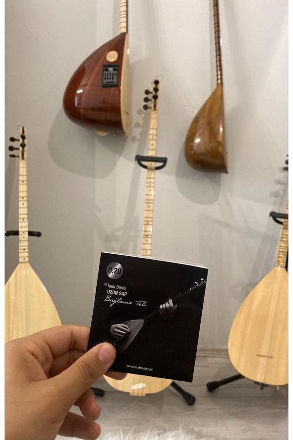 İpek Bamlı Uzun Sap Bağlama Teli - Image 1