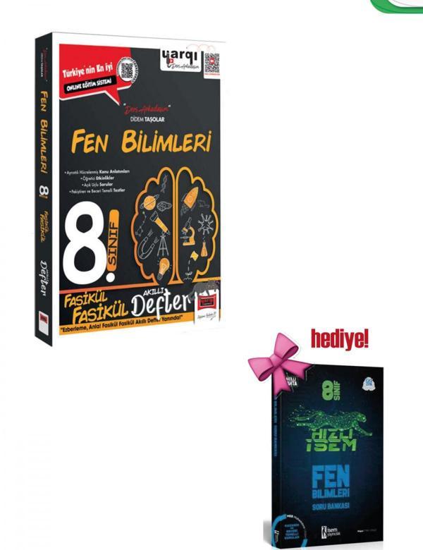 Yargı 8.Sınıf Fen Bilimleri Fasikül Fasikül Akıllı Defter + Fen Bilimleri Soru Hediyeli - Bi bigelio - Image 1