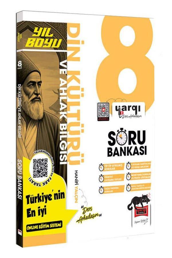 Yargı 8.Sınıf LGS Din Kültürü ve Ahlak Bilgisi Yıl Boyu Soru Bankası Yargı Yayınları - Bi bigelio - Image 1