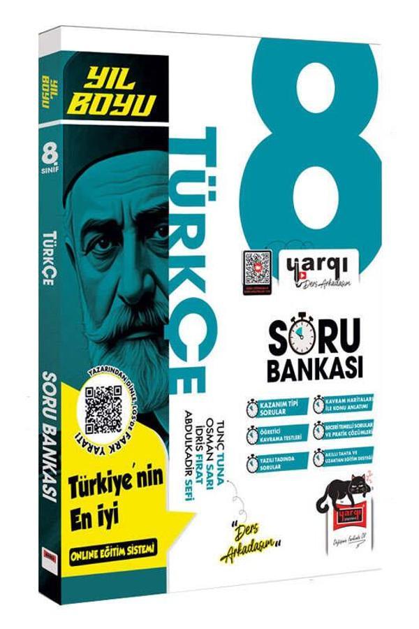 Yargı 8.Sınıf LGS Türkçe Yıl Boyu Soru Bankası Yargı Yayınları - Bi bigelio - Image 1