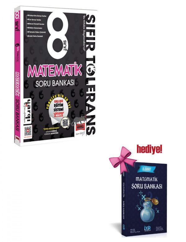 Yargı 8.Sınıf Sıfır Tolerans Matematik Soru Bankası + Matematik Soru Hediyeli - Bi bigelio - Image 1