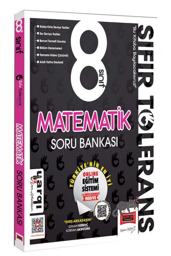 Yargı 8.Sınıf Sıfır Tolerans Matematik Soru Bankası Yargı Yayınları - Bi bigelio - Image 1