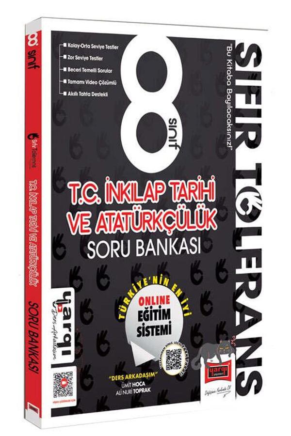 Yargı 8.Sınıf Sıfır Tolerans T.C. İnkılap Tarihi ve Atatürkçülük Soru Bankası Yargı Yayınları - Bi bigelio - Image 1