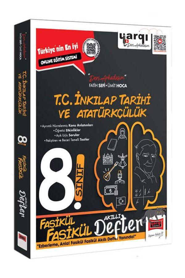 Yargı 8.Sınıf T.C. İnkilap Tarihi ve Atatürkçülük Fasikül Fasikül Akıllı Defter Yargı Yayınları - Bi bigelio - Image 1