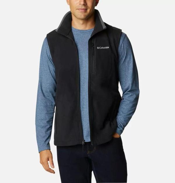 Columbia Fast Trek™ Fleece Vest Erkek Polar Yelek AM1056-009 - Image 1