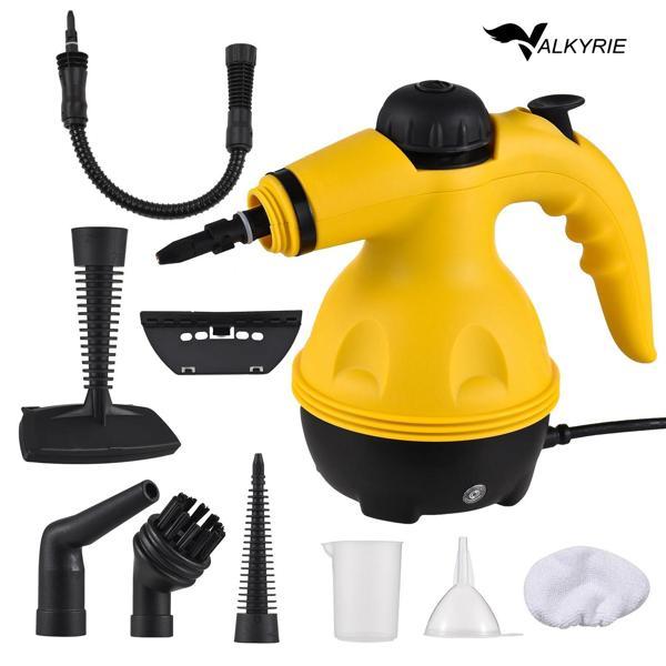 Valkyrie 2500W El Tipi Buharlı Temizleyici – 3 Bar Basınç, 360° Döner Başlık, 9 Parça Aparatlı, Çok Amaçlı Kullanım - Image 1