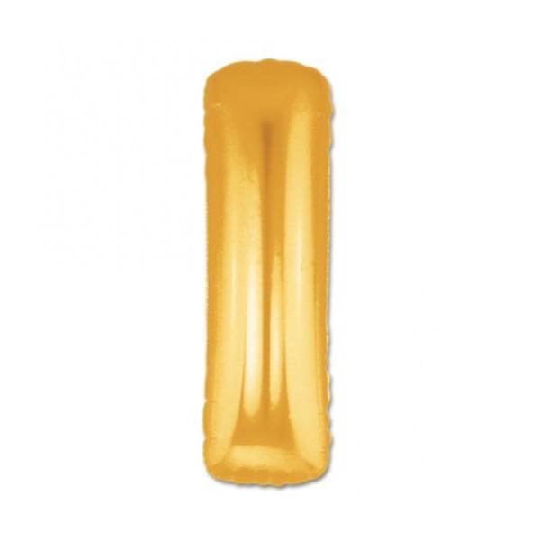 Altın Sarısı Folyo Harf Balon 1 Metre - Image 1