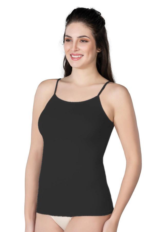 SİYAH 1410 Modal Cotton İnce Askılı Atlet - Image 1