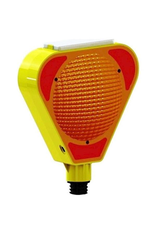 Üstün Solarlı Flaşörlü Uyarı Lambası - Image 1