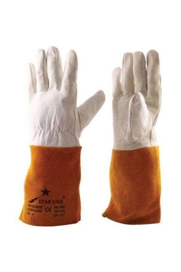 Starline E-101 Sarı Konç Argon Kaynakçı Eldiven - Image 1