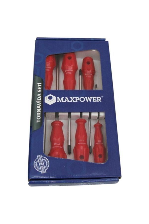 Maxpower Mx136Y 6 Parçalı Yıldız Tornavida Seti - Image 1