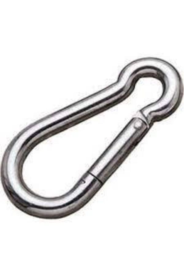 Essafe Karabina Çengel Yaylı Çelik Kanca Halka Kalın - Image 1