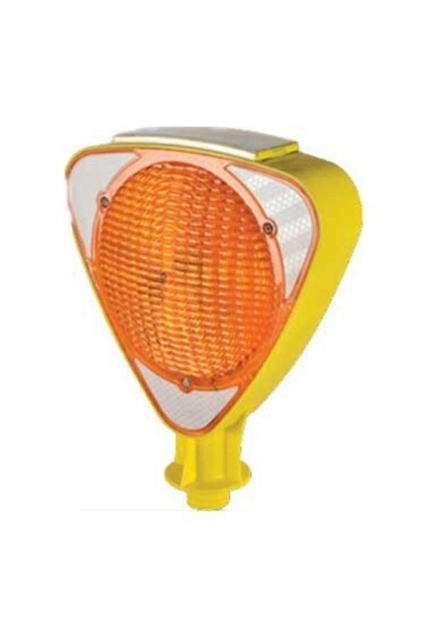 Würth Solar Flaşörlü Ledli Lamba Sarı Güneş Enerjili - Image 1