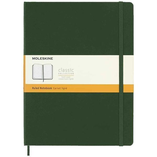 Supertrend Sert Kapak Çizgili Defter XL Boy 19x25 cm. 192 Sayfa Mersin Yeşili - Image 1